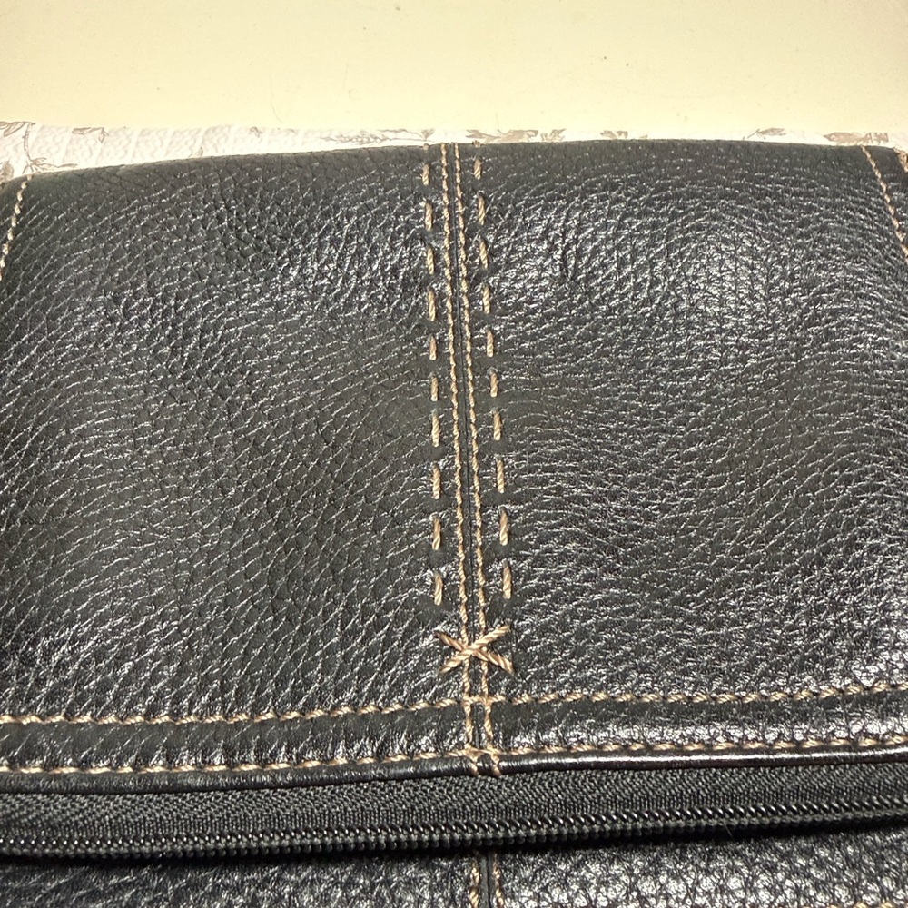 Brighton Black Textured Crossbody Bag - Picture 11 of 11